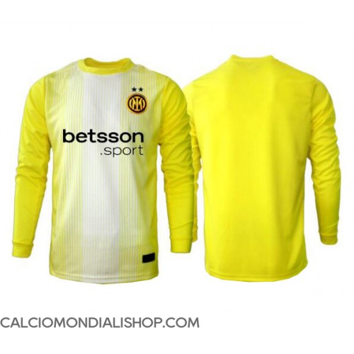 Maglie da calcio Inter Milan Portiere Seconda Maglia 2025-26 Manica Lunga